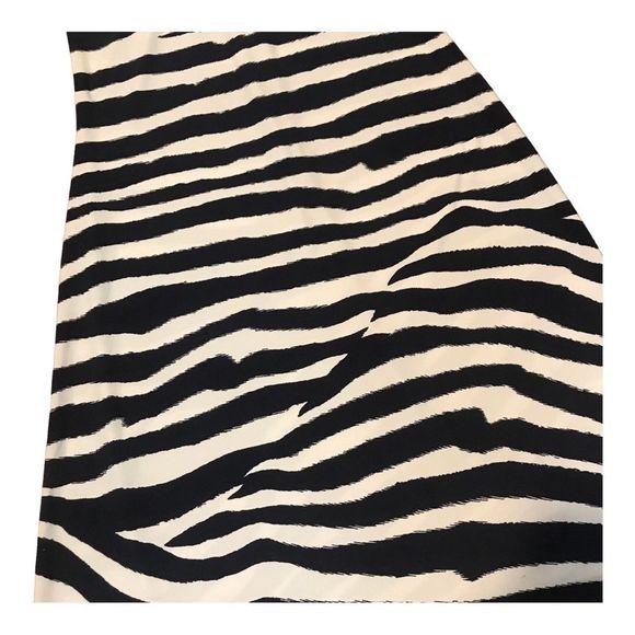 CALVIN KLEIN Dress/Cover-Up Slip On Stripes Navy/White Size Measures S - Picture 5 of 5